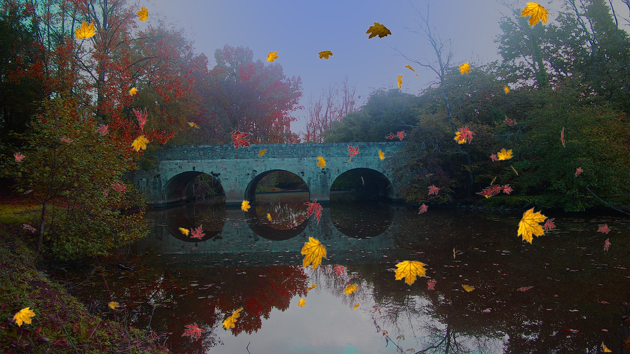 Image - mounting river landscape