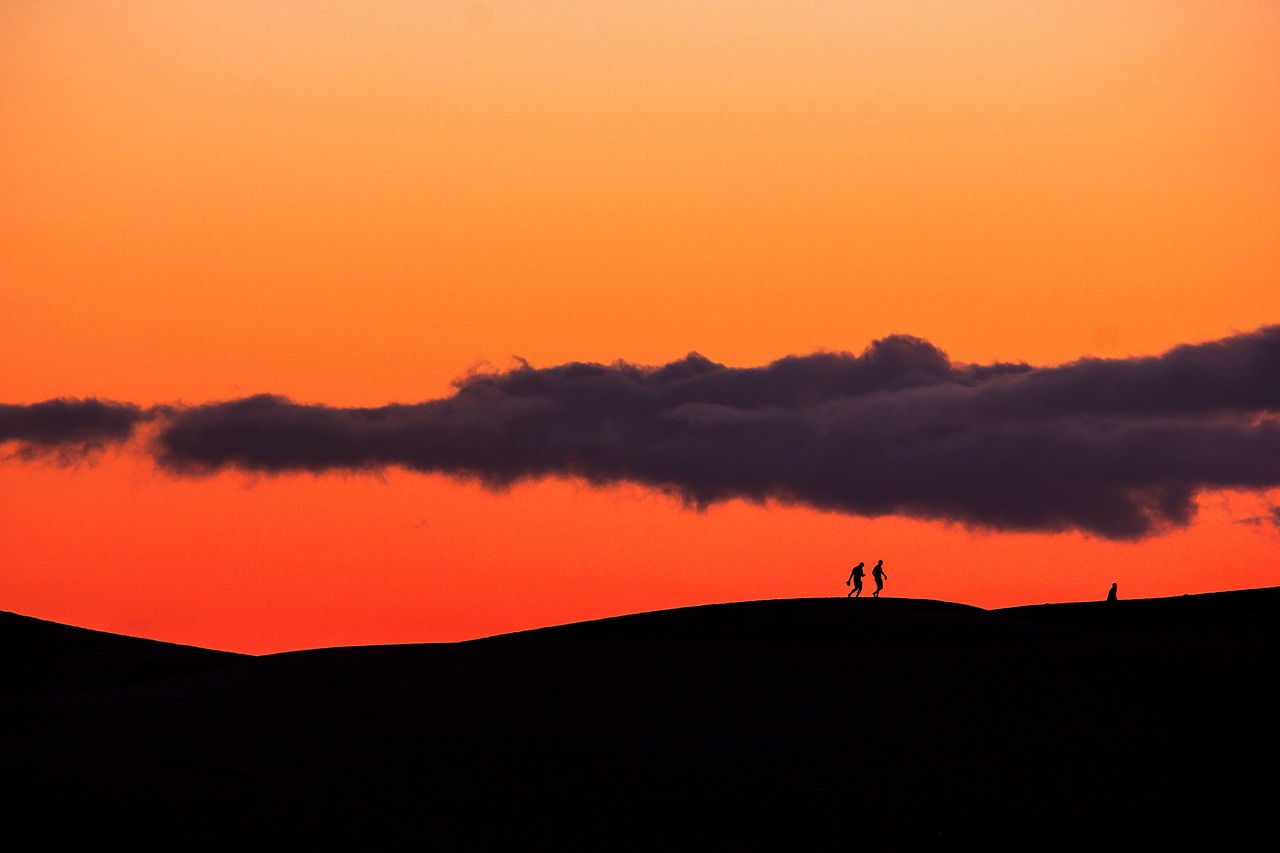 Image - sunset canary islands gran canaria