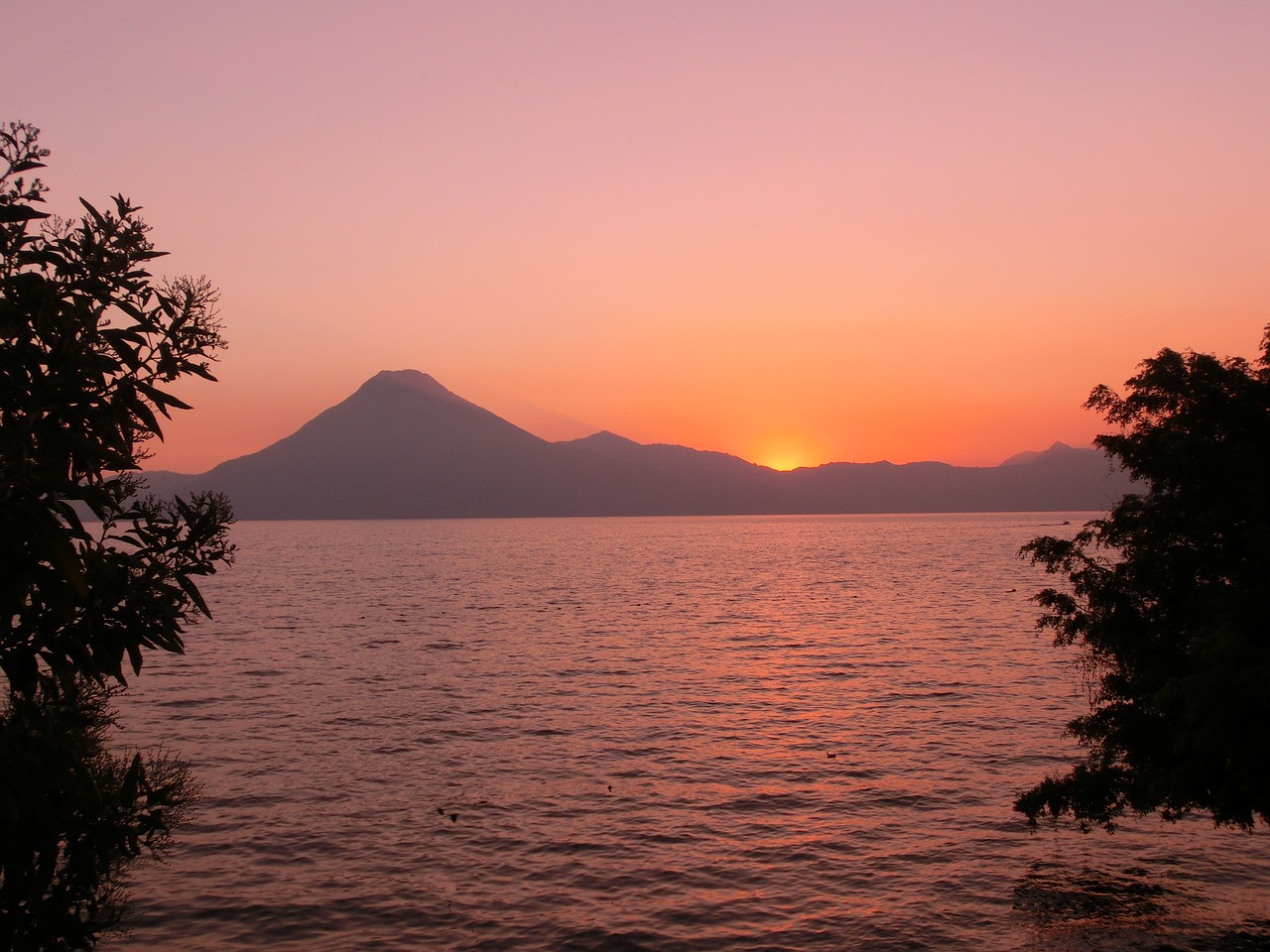 Image - guatemala sunset travel