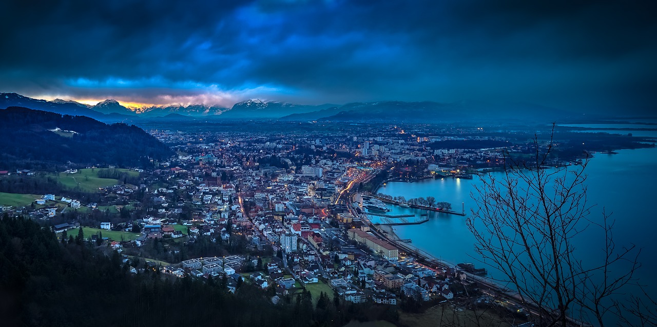 Image - lake constance sunset drama