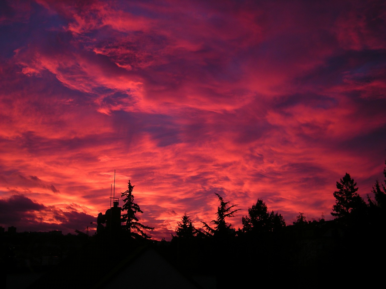 Image - sunset landscapes sunrise cloud