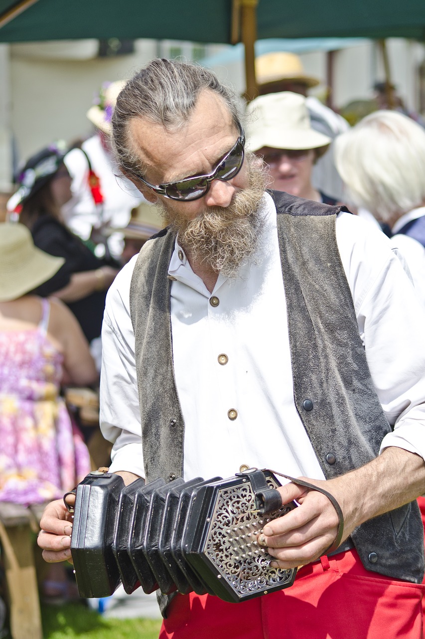 Image - morris men dancer music accordian