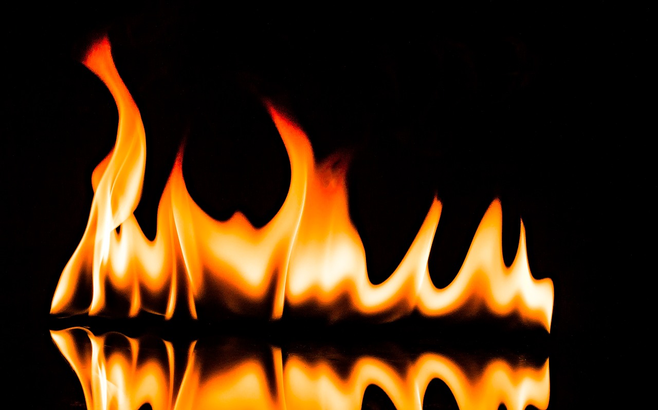 Image - flame fire burn hot light heat