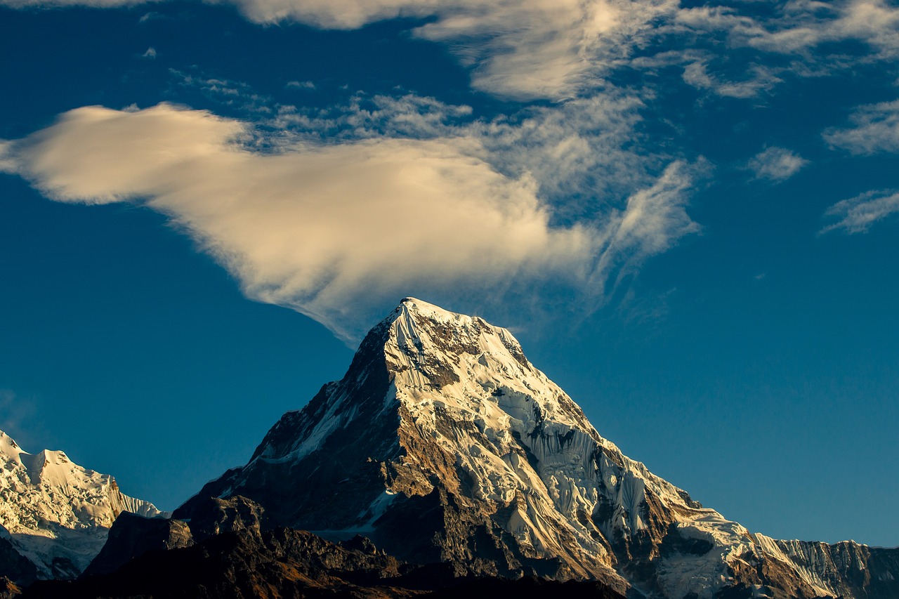 Image - mountain annapurna nature nepal
