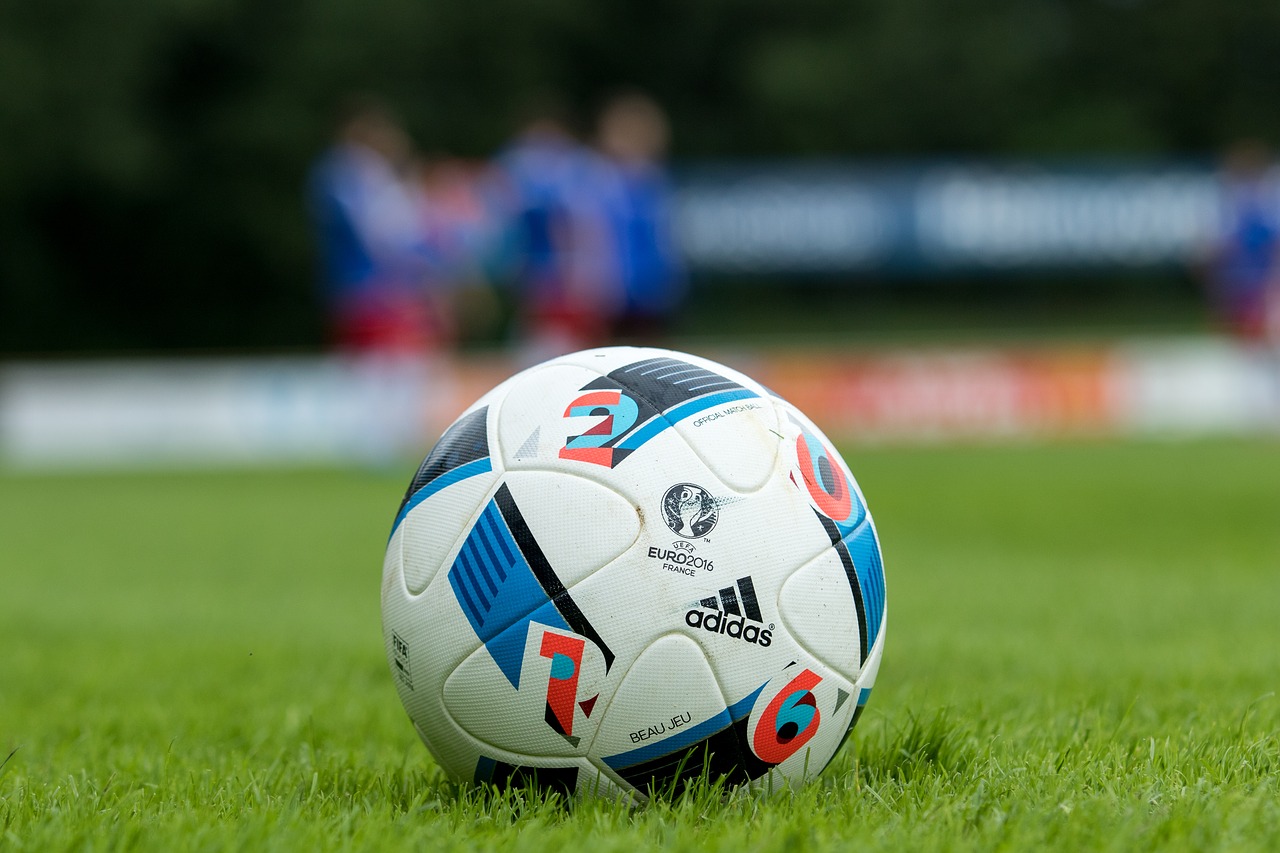 Image - football football pitch ball grass