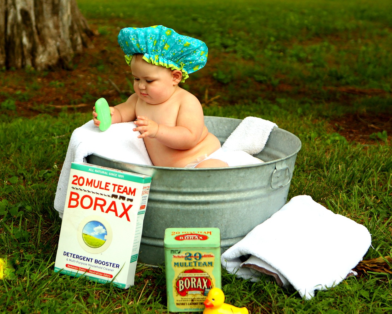 Image - antique bath baby basin washing