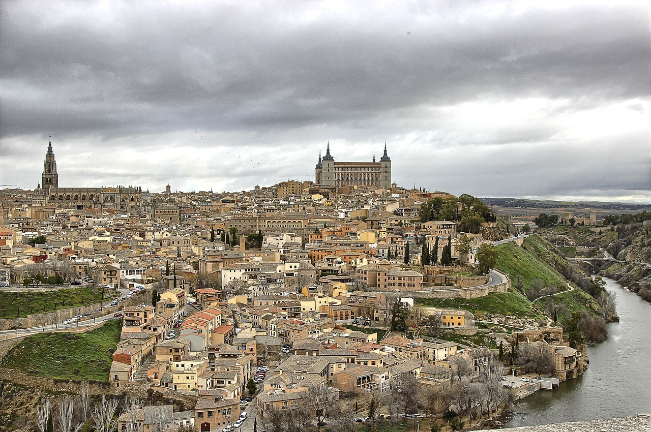 Image - toledo tajo castilla spain