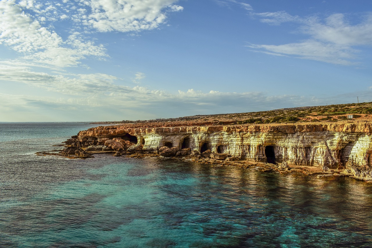 Image - sea caves coast sea nature cave