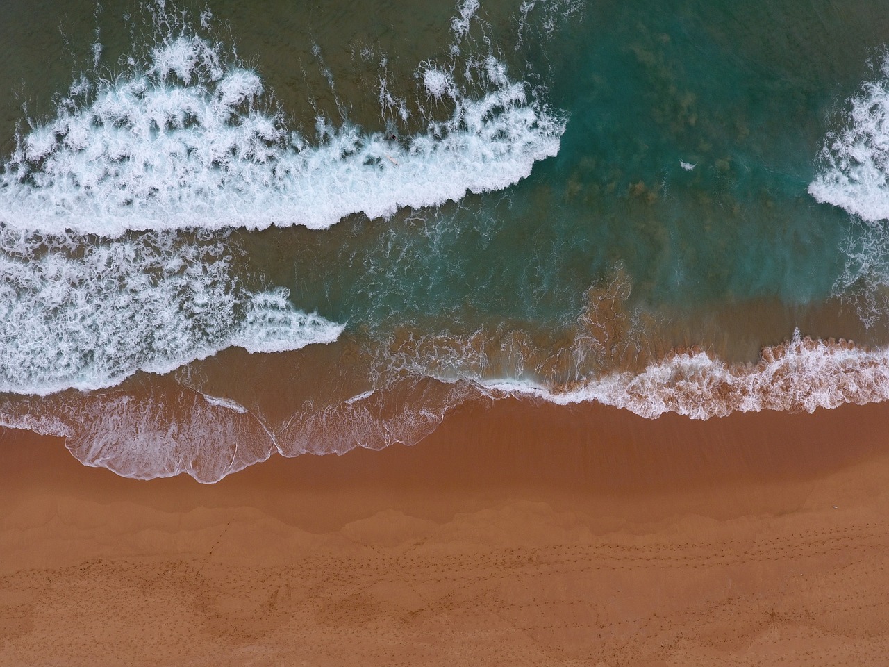 Image - beach drone water blue nature