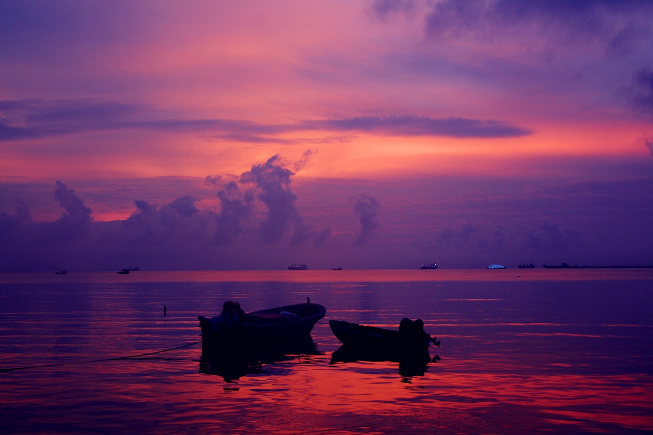 Image - beach sunset sanya the deer