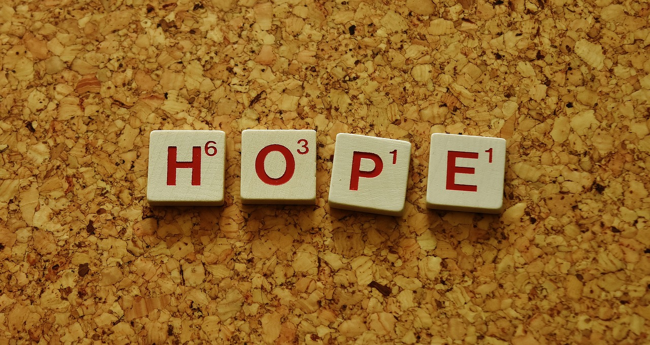 Image - hope word letters