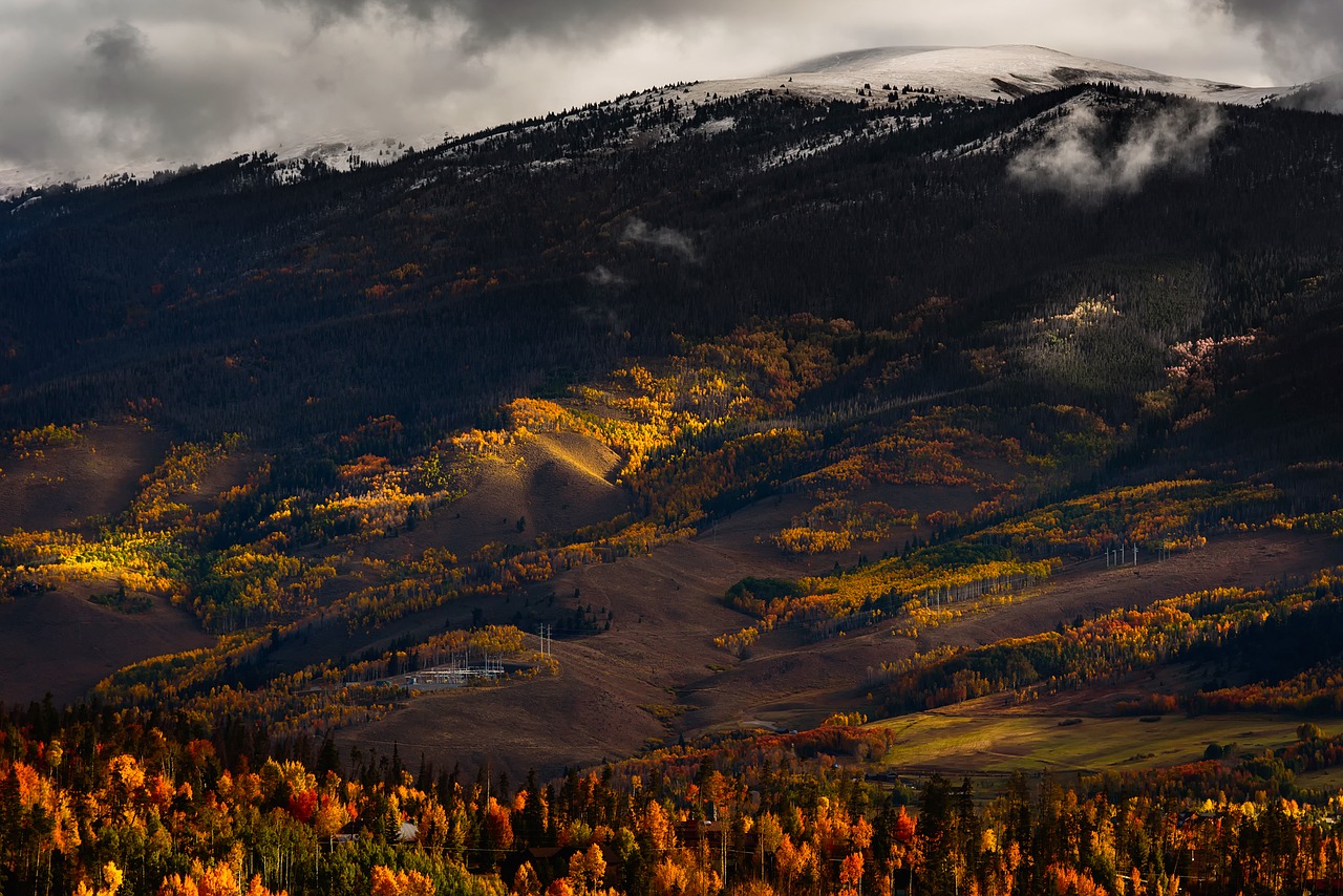 Image - colorado autumn fall mountains