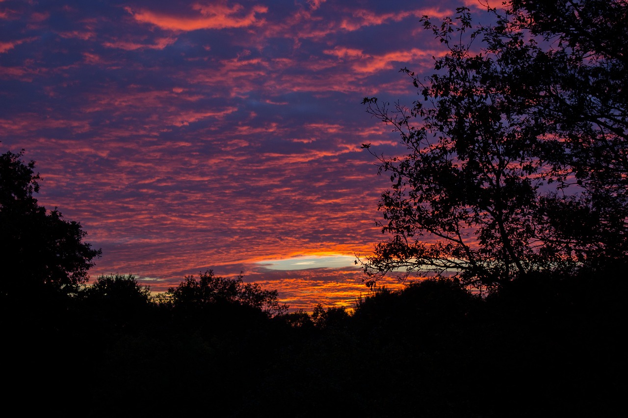 Image - sunset dramatic h sky clouds