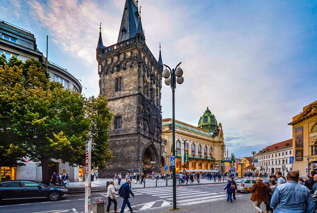 Image - prague czech republic tower city