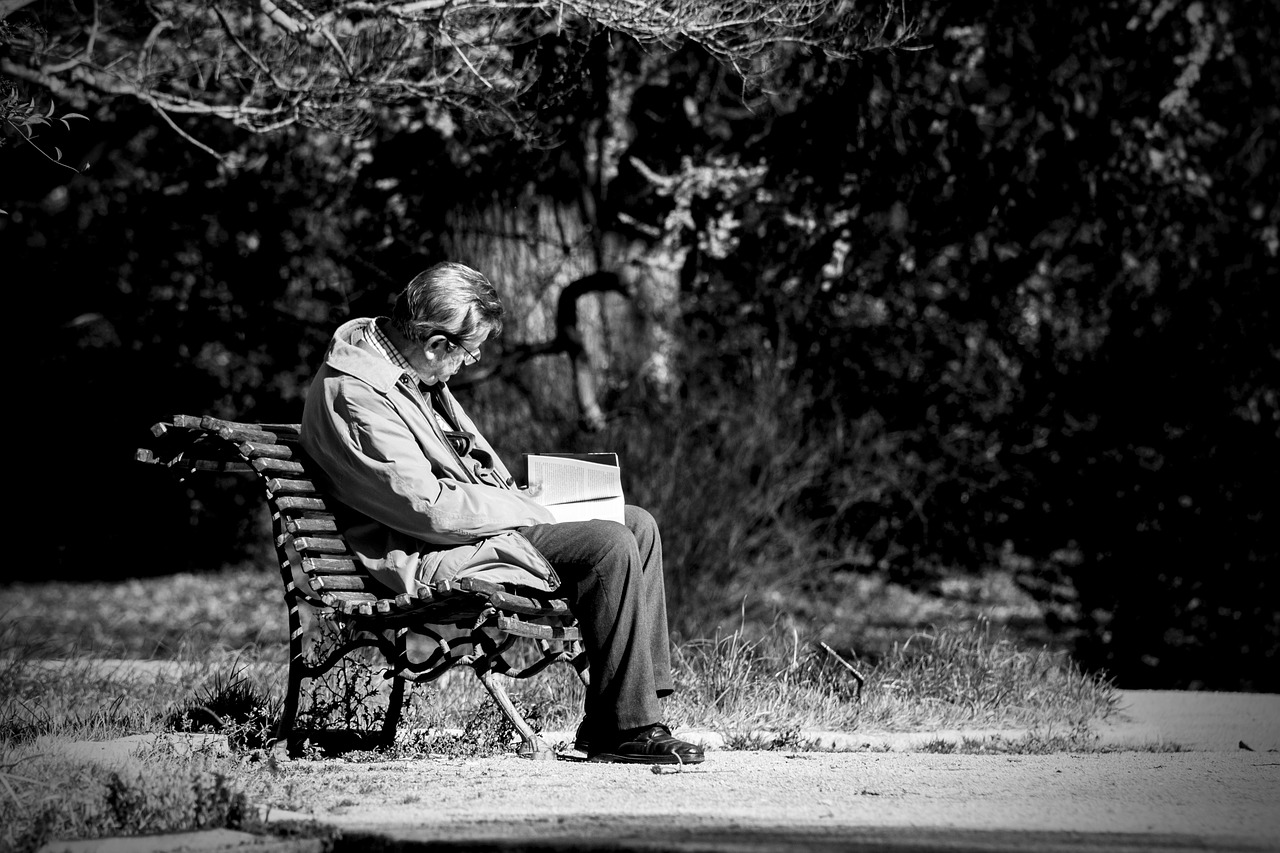 Image - solo reader old park