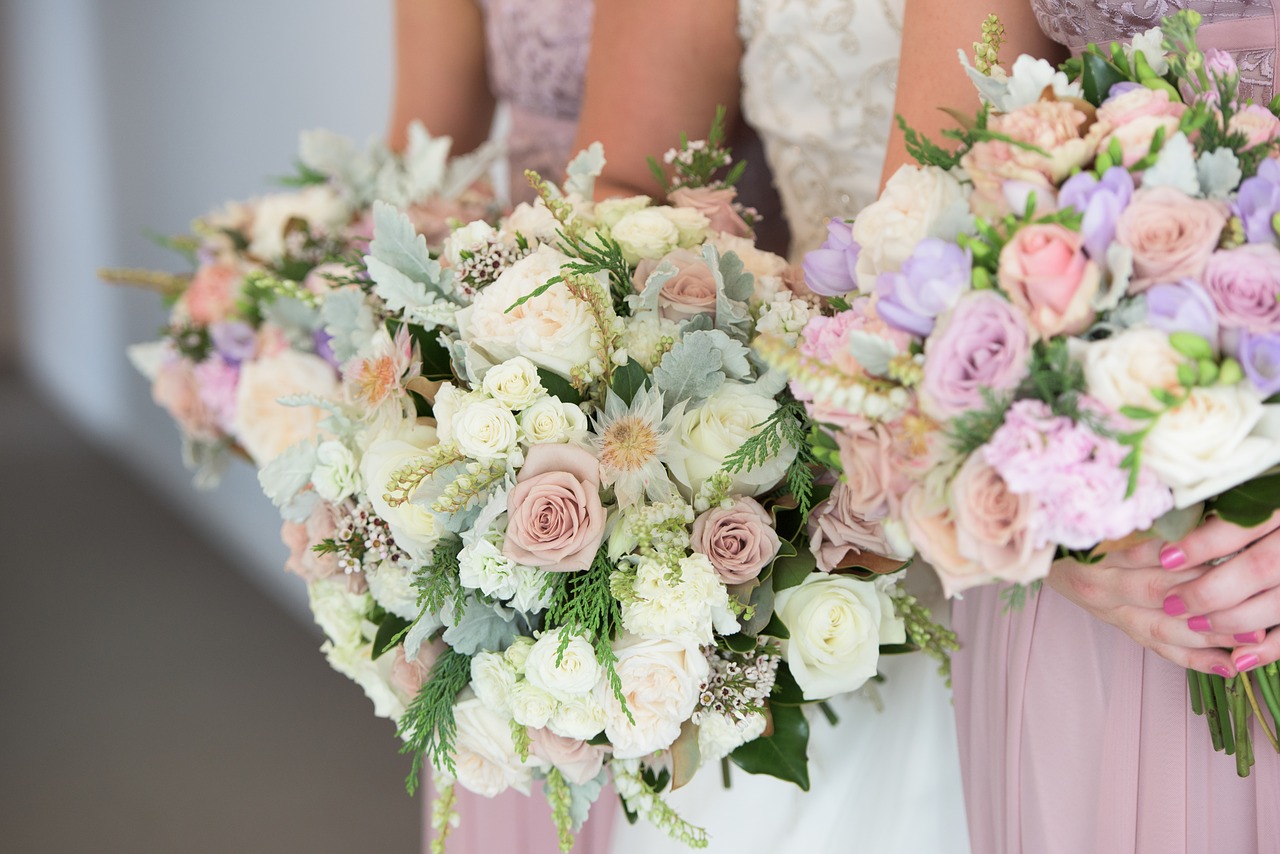 Image - wedding flowers bouquet roses