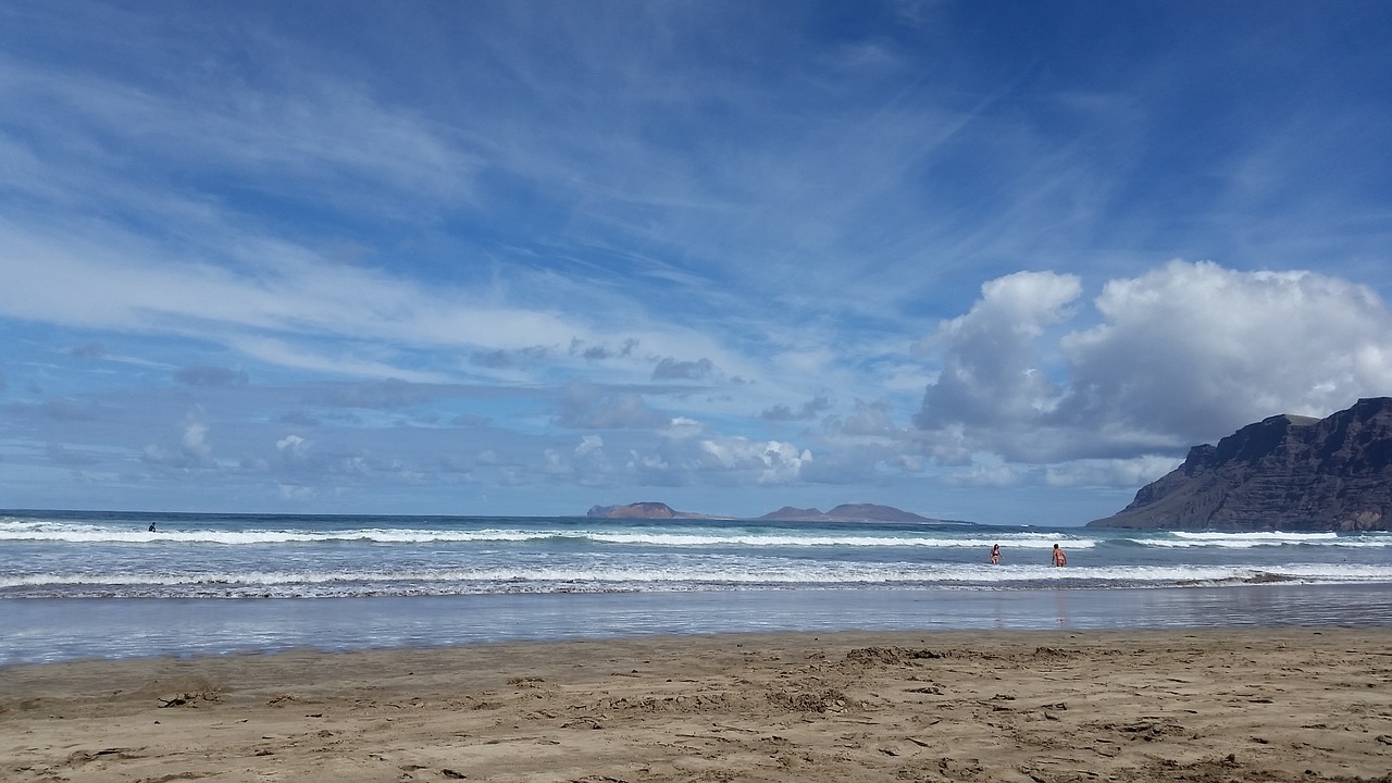 Image - beach lanzarote sea sand