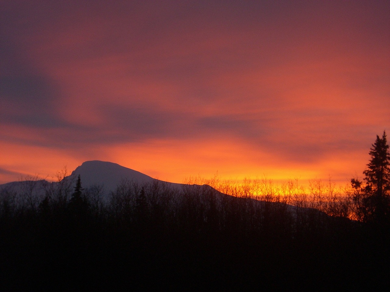 Image - sunset landscape mountain