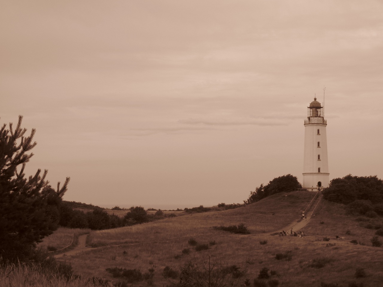 Image - lighthouse rügen retro