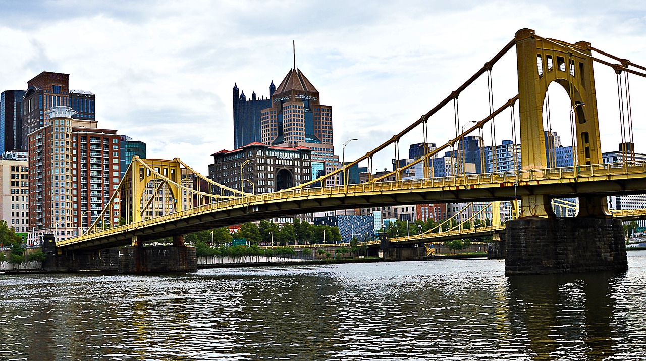 Image - america pittsburgh bridge holiday