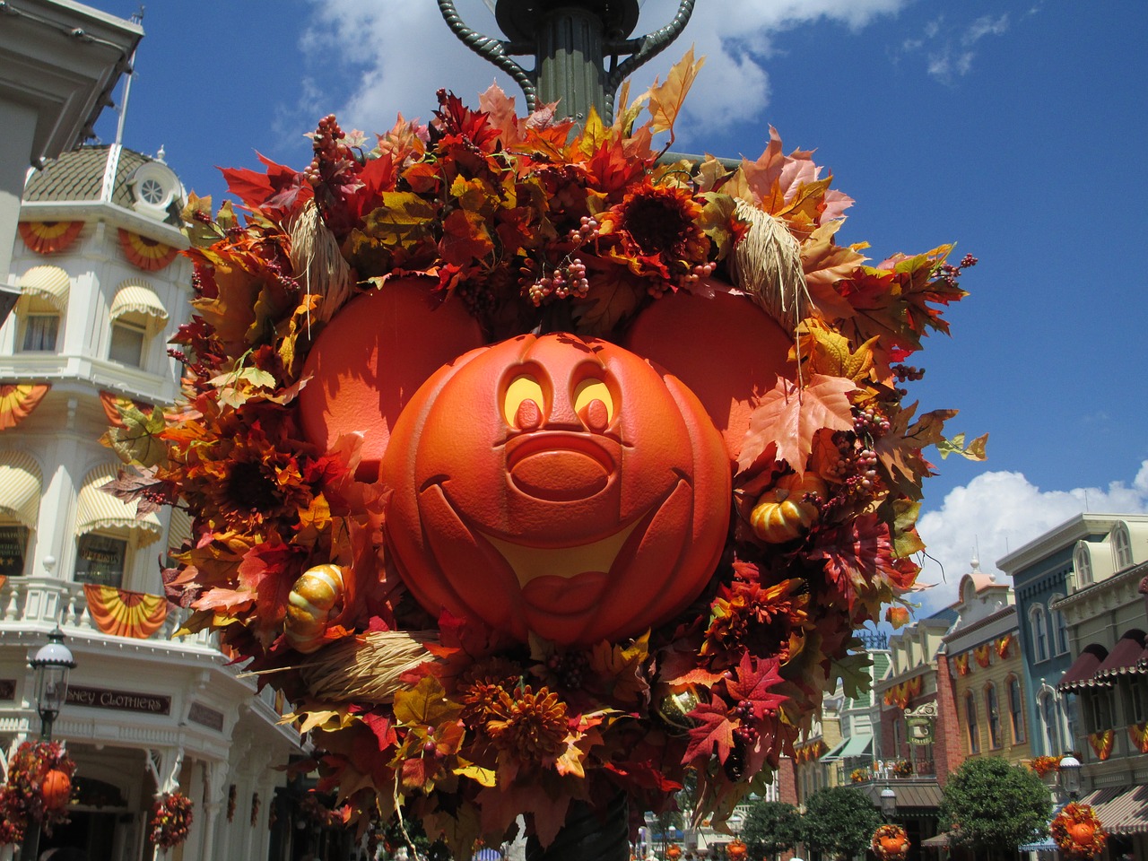 Image - autumn fall wreath orange season