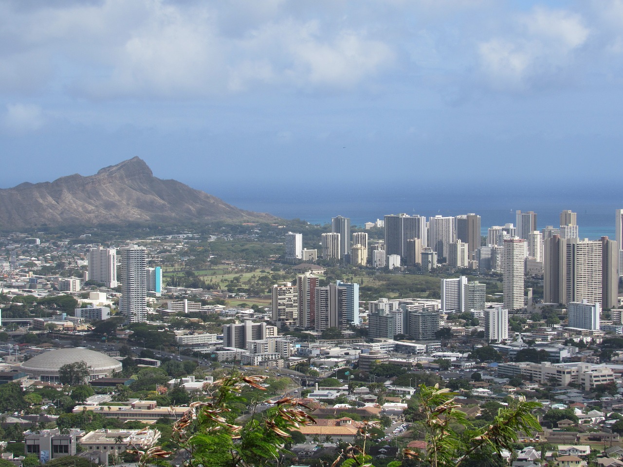 Image - hawaii oahu diamond head hawaiian