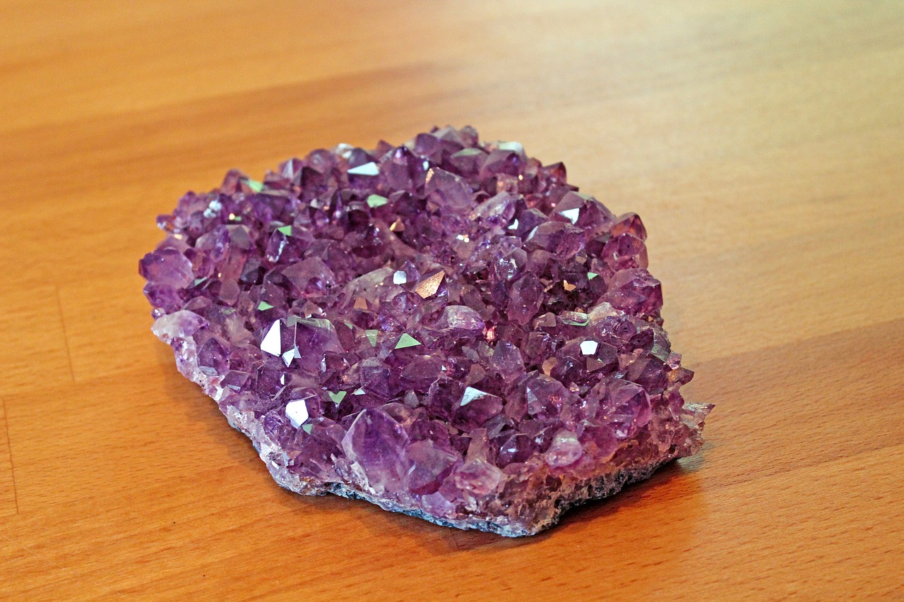 Image - amethyst crystal gem purple violet