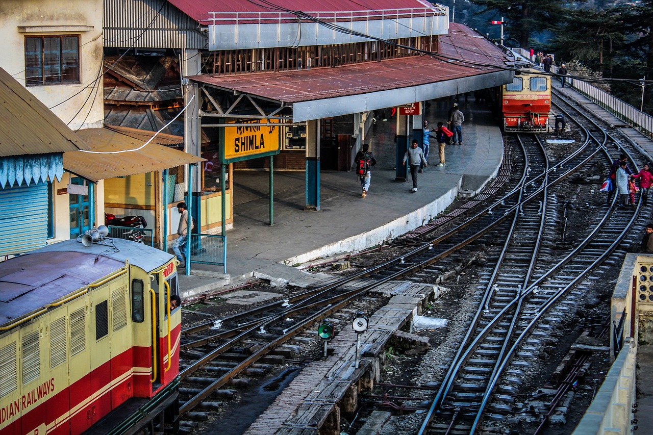 Image - train railway hills travel