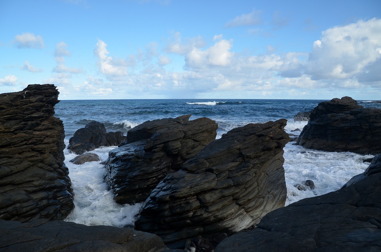 Image - sea atlantic coast tenerife rock