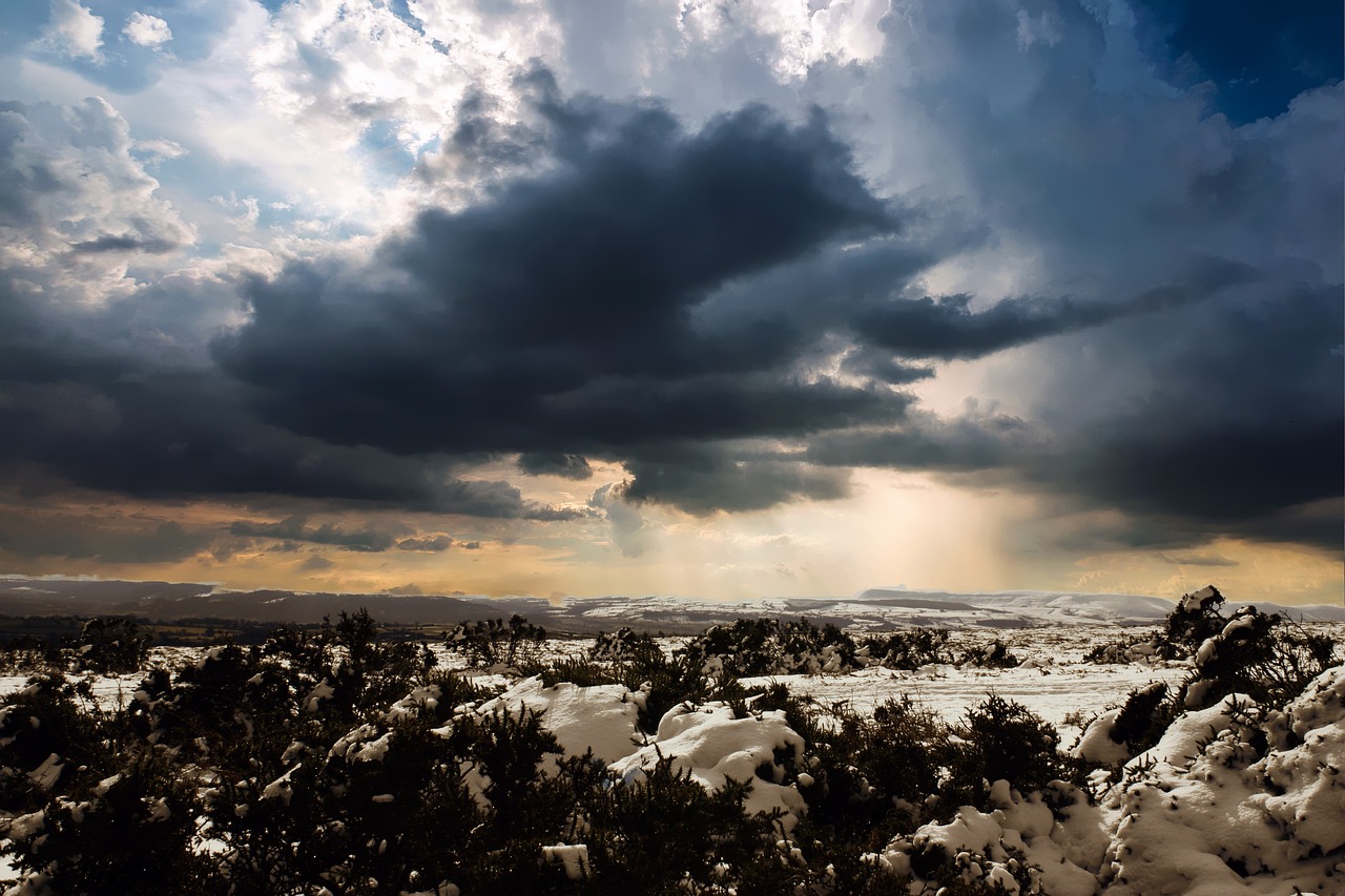 Image - winter landscape wales sky