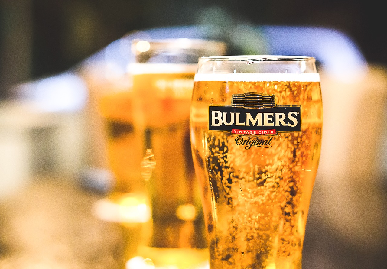 Image - cider pint glass stein bulmers