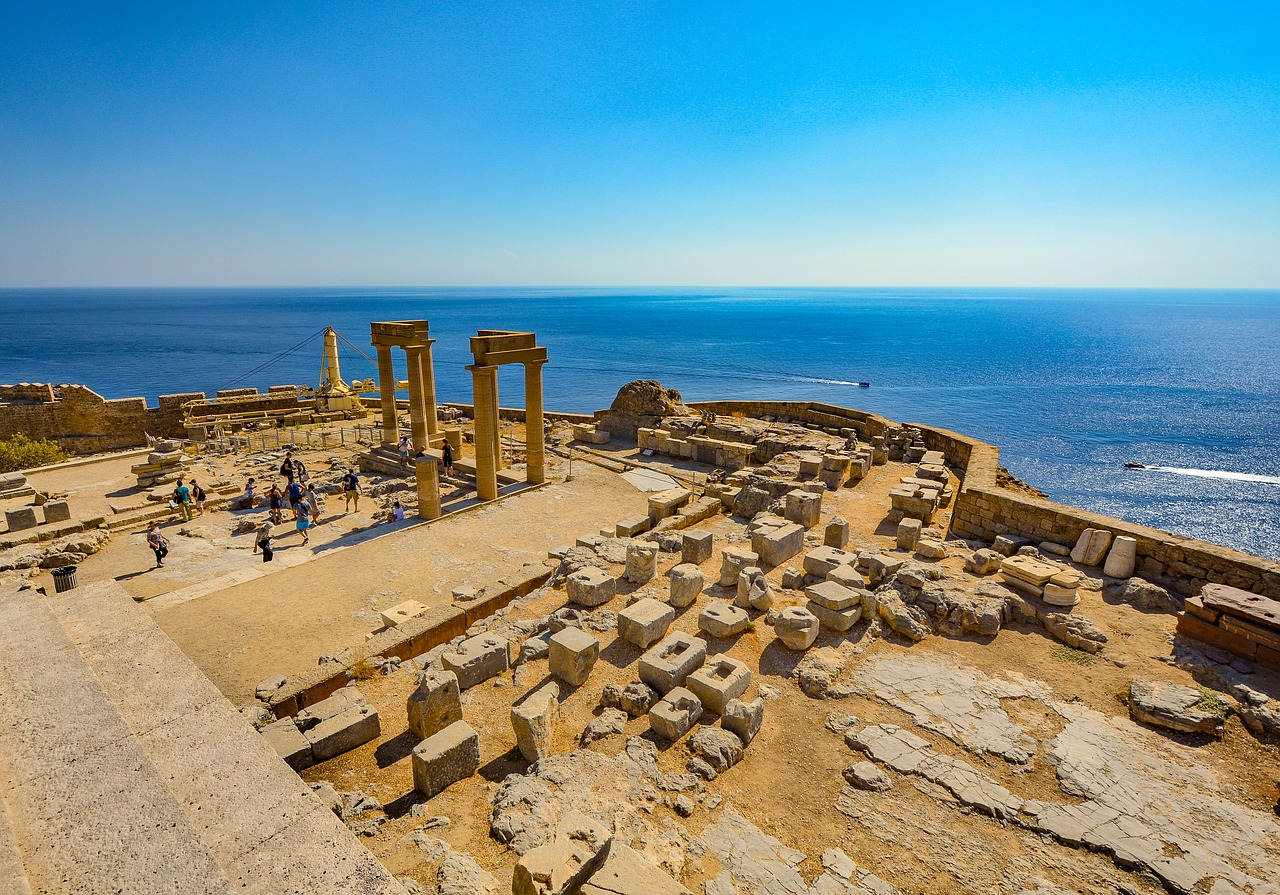 Image - lindos greek temple rhodes greece