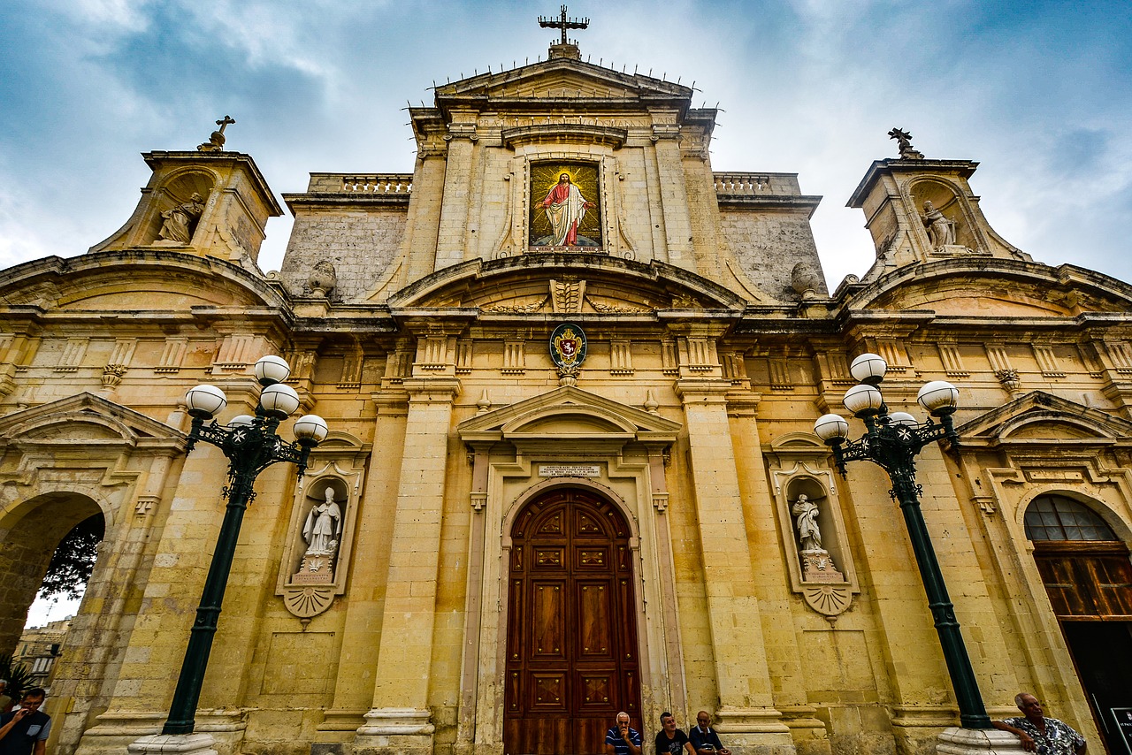 Image - malta mdina cathedral mediterranean