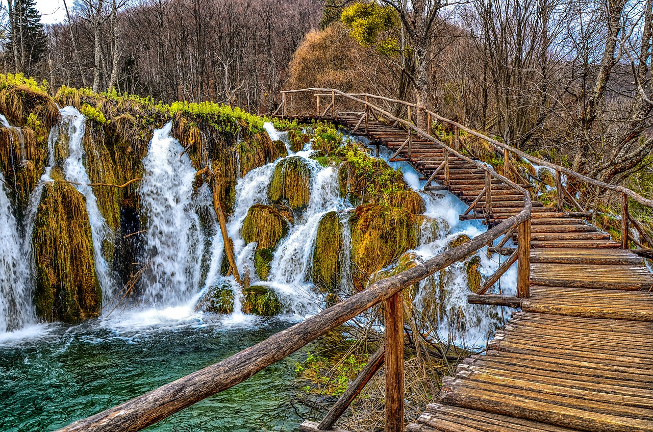 Image - plitvice national park waterfall