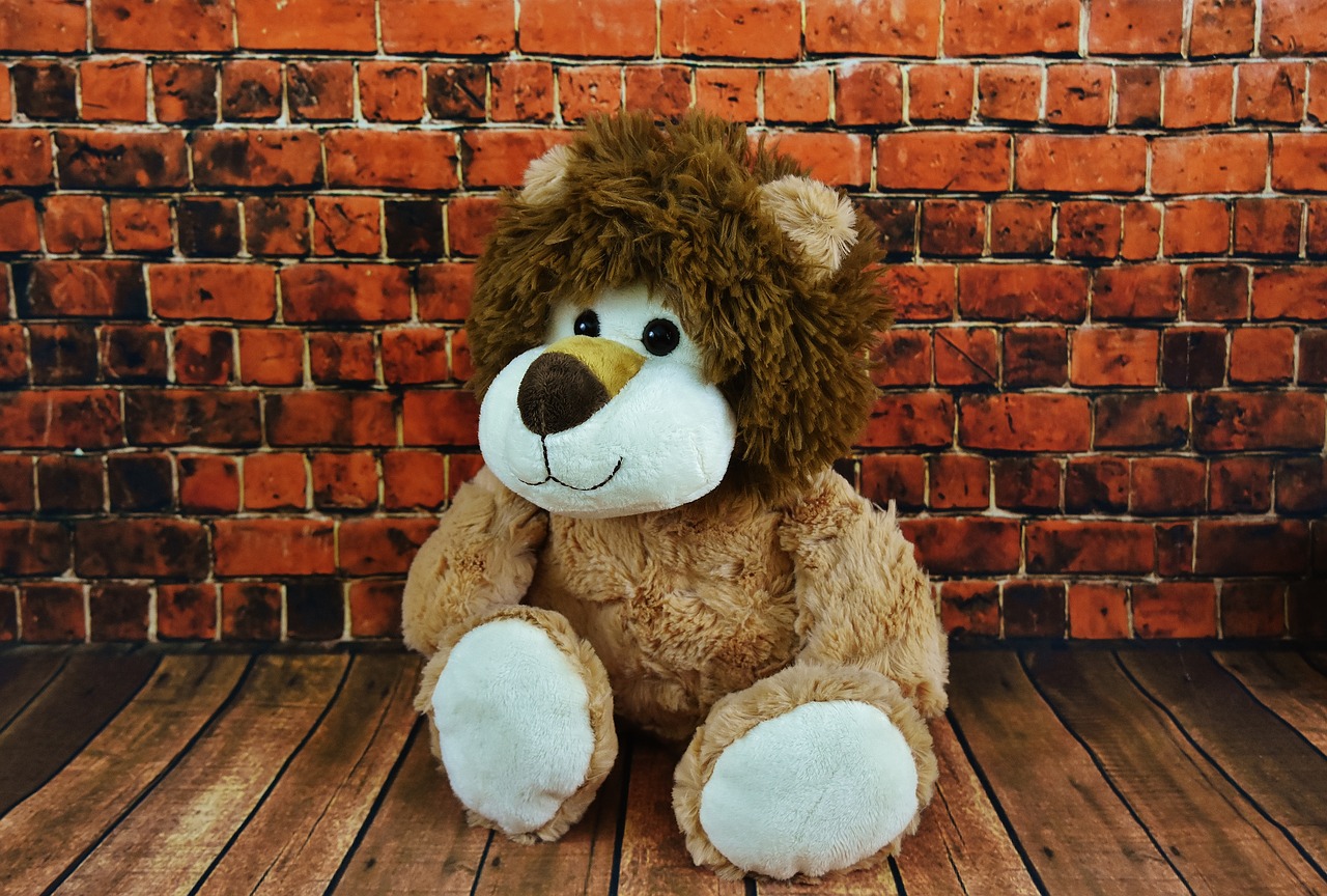 Image - soft toy lion stuffed animal funny