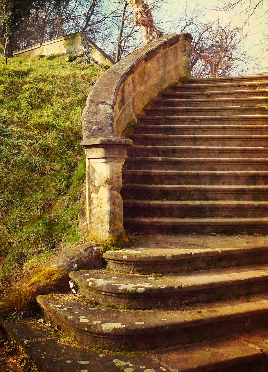 Image - stairs stone stairway stair step