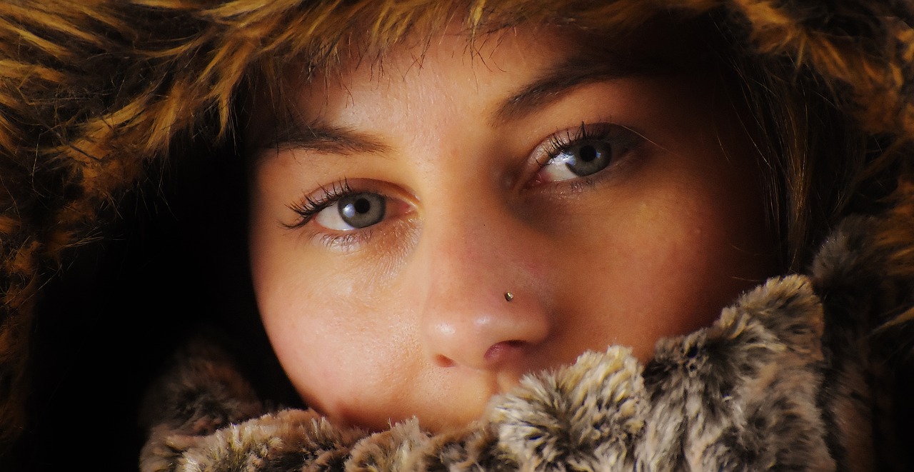 Image - woman winter cold cap young woman