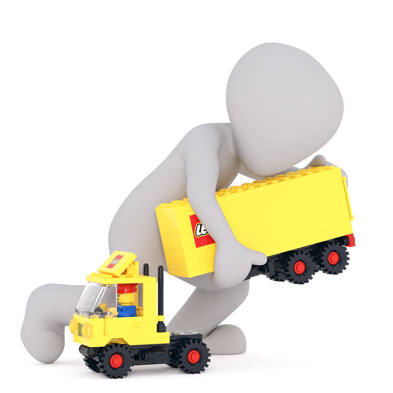 Image - lego truck toys play truck driver