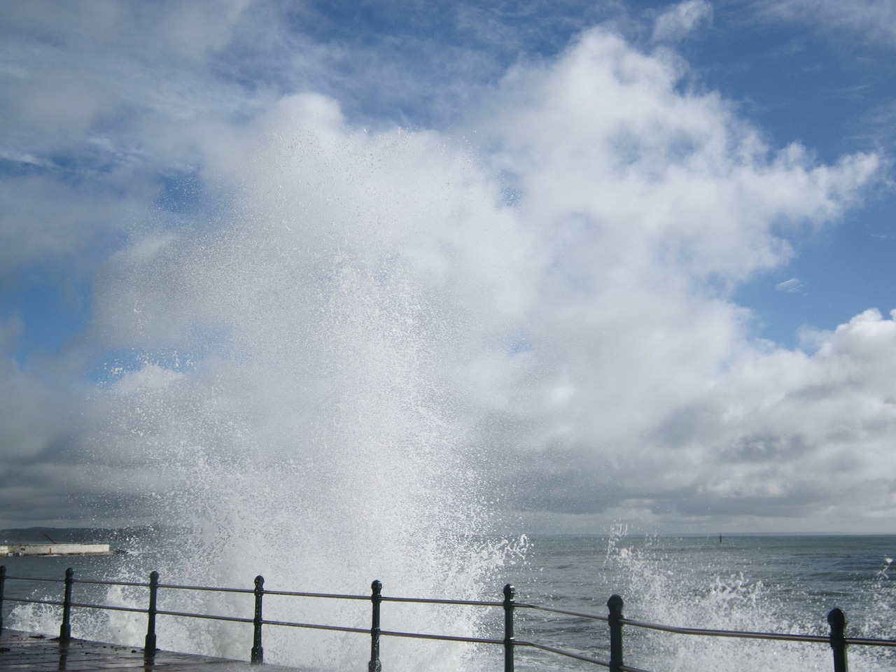 Image - penzance sea waves coastline