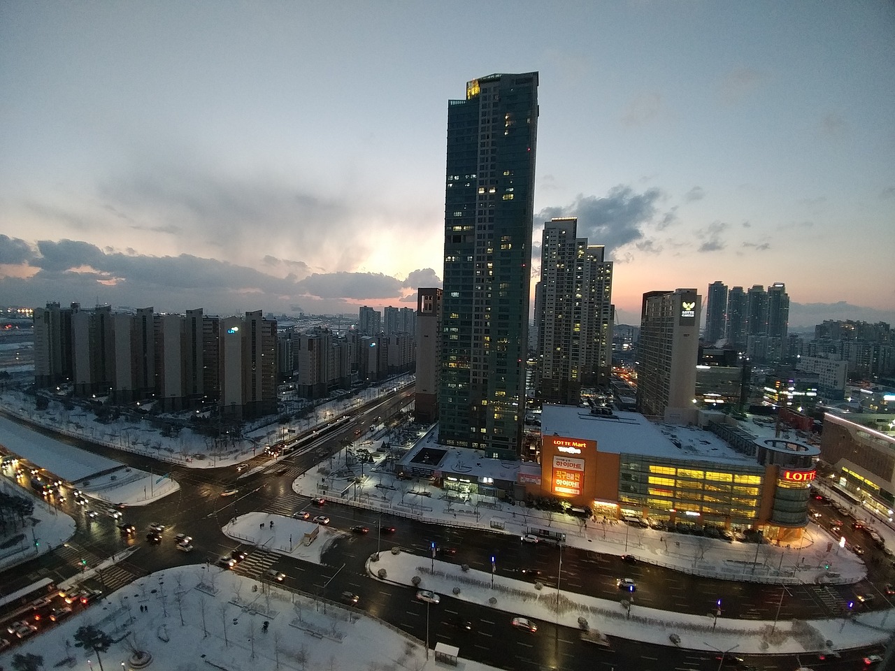 Image - cheongna incheon winter city