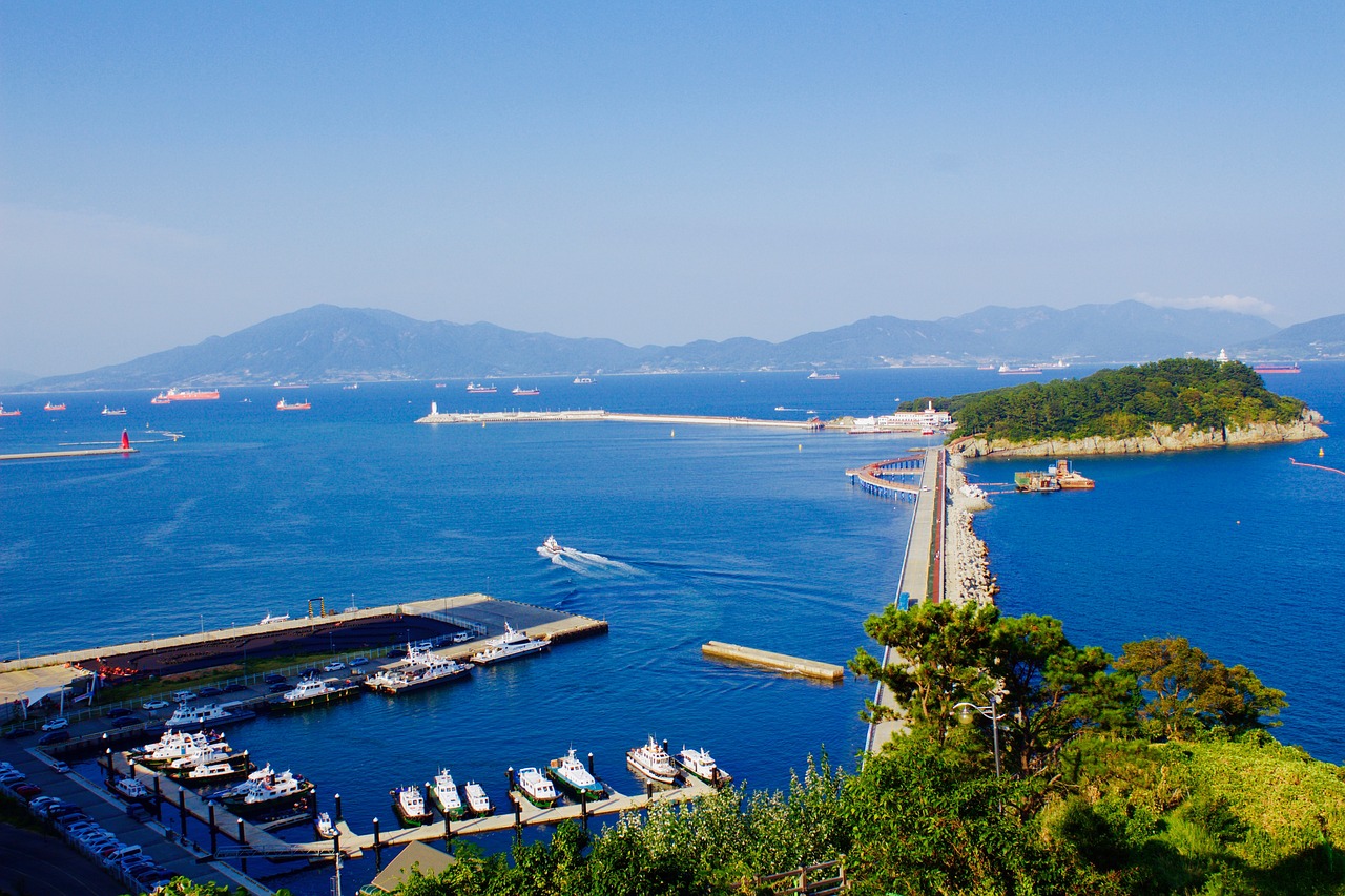 Image - yeosu yeosu sea port beach coastal