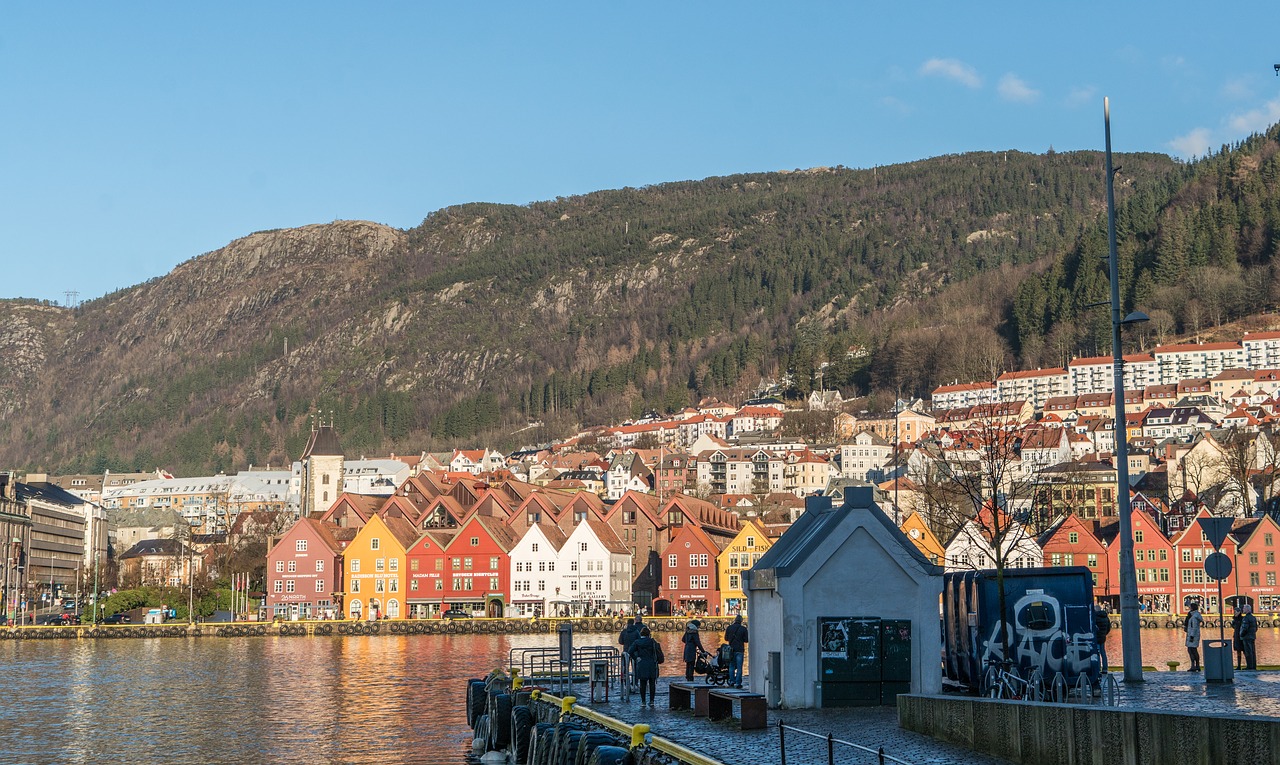 Image - bergen norway city water europe