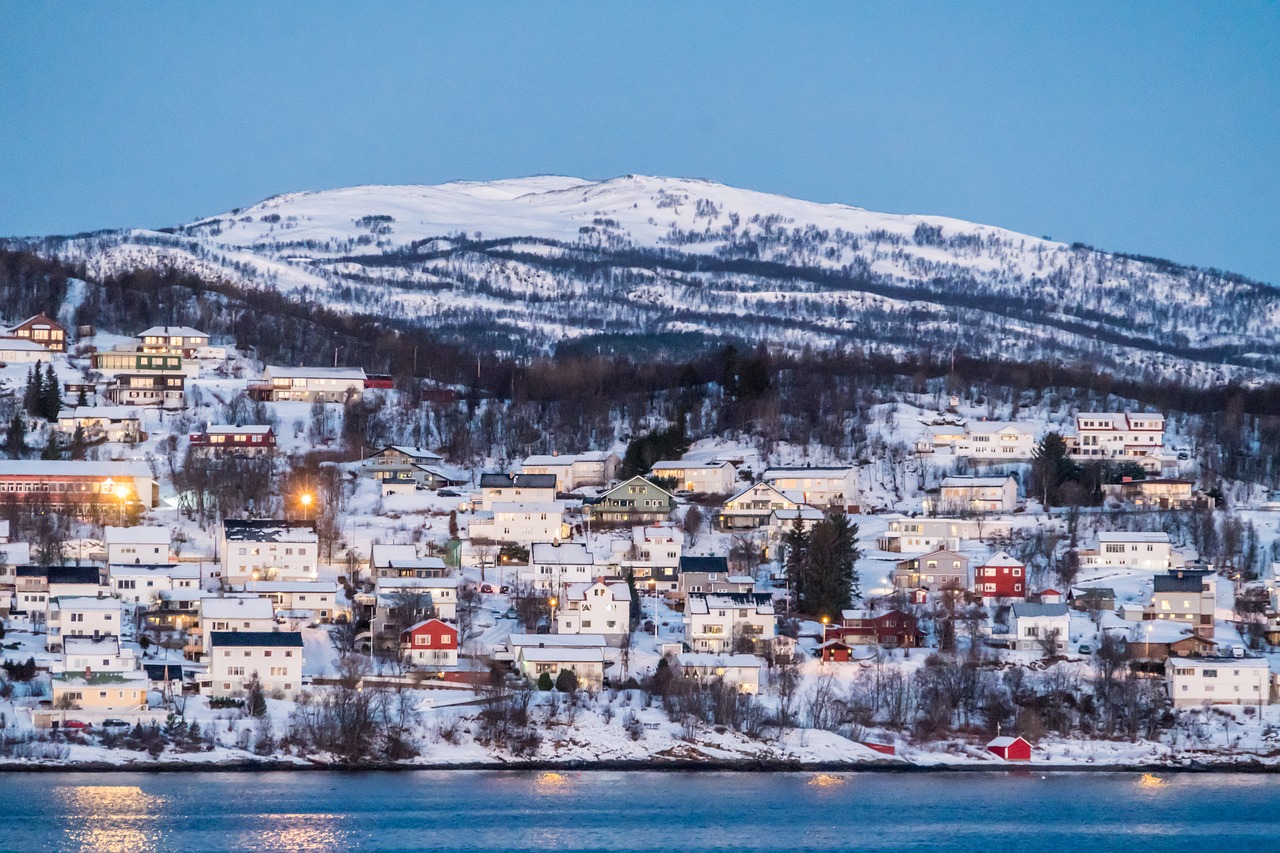 Image - norway coast line water scandinavia