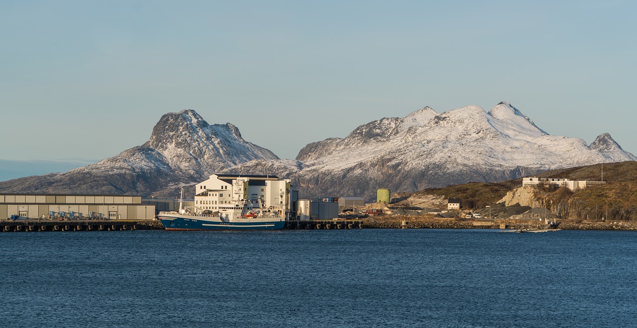 Image - norway coastline fjord sea