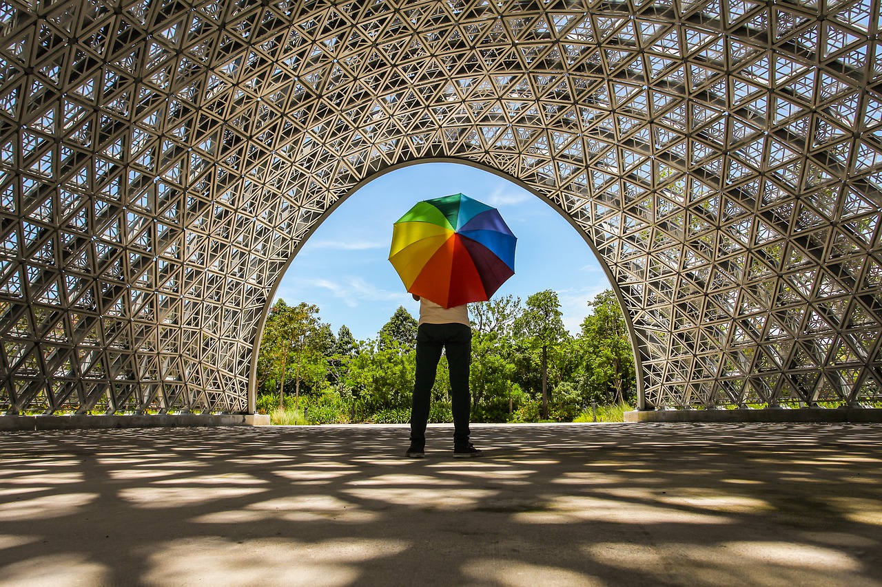 Image - color umbrella art colorful