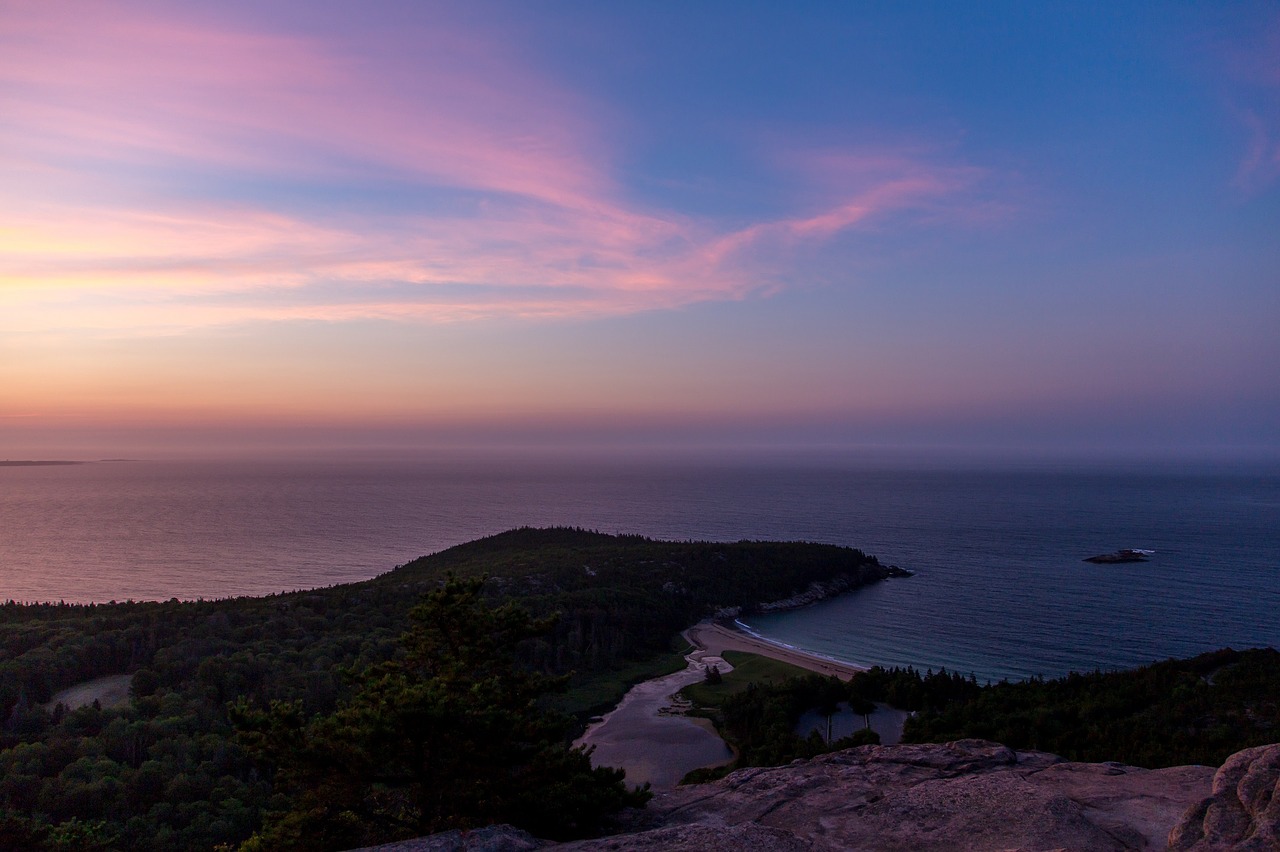 Image - sunrise coastline rocks cliff