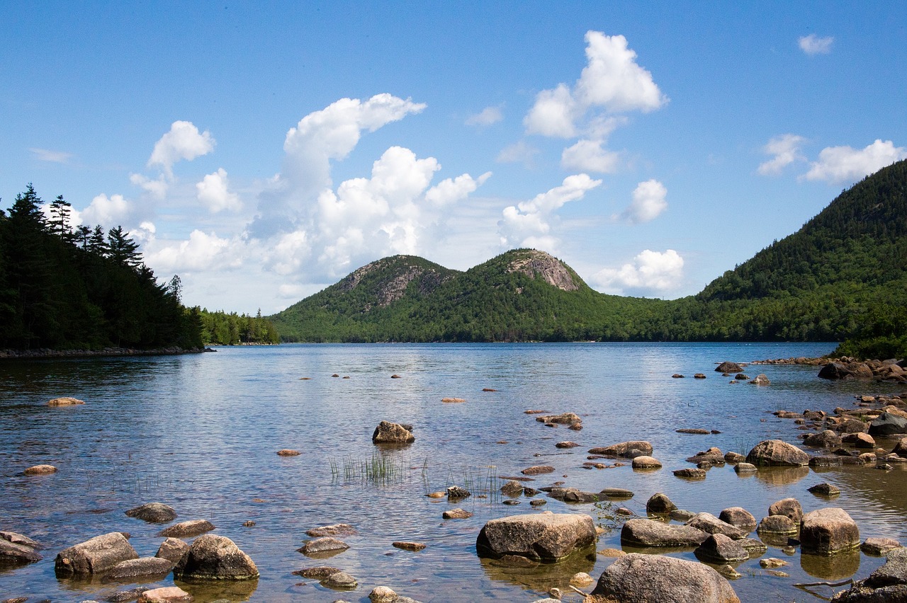 Image - jordan pond landscape scenic