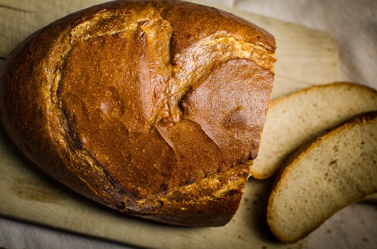 Image - heart bread szívvel srcom baked