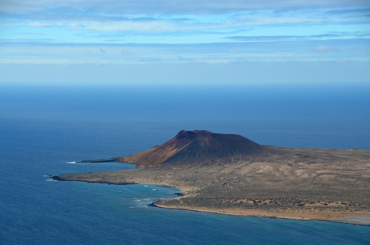 Image - volcano island volcanic nature sea