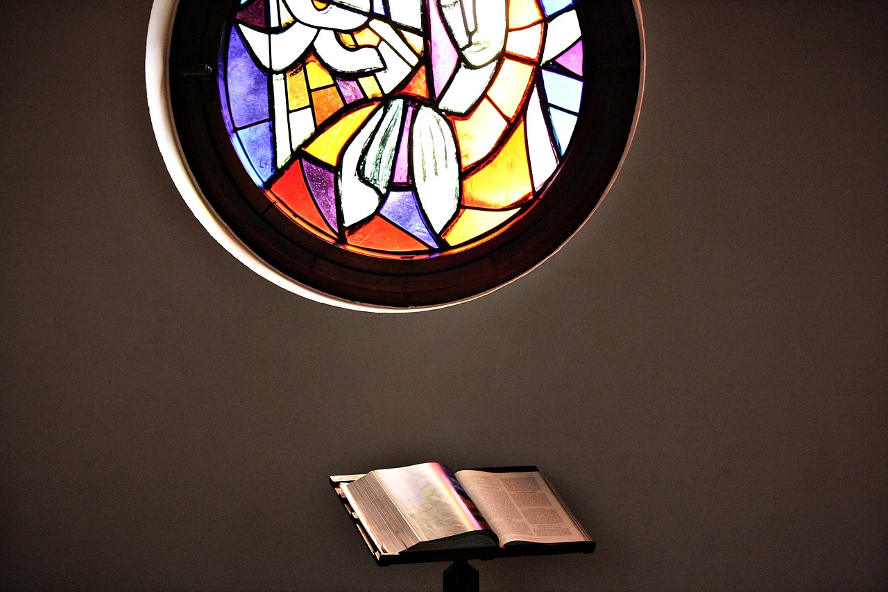 Image - church window church bible prayer